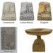 Giannini Garden Outdoor Fountains Hampton Planter Short / Limestone (LS) / 28"H x 38"W Giannini Garden Hampton Planter Short Bird Bath Outdoor Cast Stone 2203