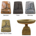 Giannini Garden Outdoor Fountains Hampton Planter Short / Verona (VR) / 28"H x 38"W Giannini Garden Hampton Planter Short Bird Bath Outdoor Cast Stone 2203