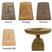Giannini Garden Outdoor Fountains Hampton Planter Short / Vintage (VT) / 28"H x 38"W Giannini Garden Hampton Planter Short Bird Bath Outdoor Cast Stone 2203