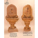 Giannini Garden Outdoor Fountains Montefalco / Rustic Iron Spout / 64"H x 31"W x 21"D Giannini Garden Montefalco Rustic Iron Concrete Wall Outdoor Fountain 1575