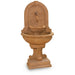 Giannini Garden Outdoor Fountains Montefalco / Rustic Iron Spout / 64"H x 31"W x 21"D Giannini Garden Montefalco Rustic Iron Concrete Wall Outdoor Fountain 1575