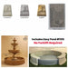 Giannini Garden Outdoor Fountains Giannini Garden Montefalco Three Tier Pond Fountain 1603