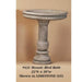 Giannini Garden Outdoor Fountains Giannini Garden Mosaic Bird Bath Outdoor Cast Stone 431