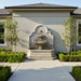 Giannini Garden Grand Venasque Walnut Concrete Wall Outdoor Fountain 1768 1768