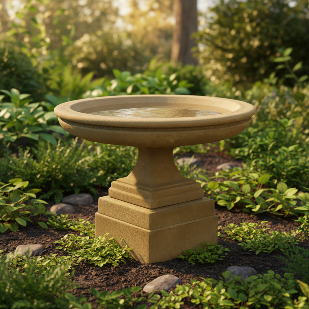 Giannini Garden Hampton Planter Short Cast Stone 2203 GG-2203