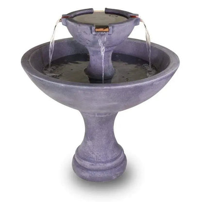 Giannini Garden Huntington Greystone Concrete Outdoor Fountain 1750