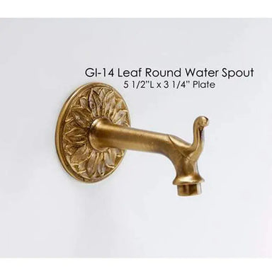 Giannini Garden Leaf Round Water Spout GI-14