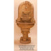 Giannini Garden Montefalco Bronze Water Concrete Corner Outdoor Fountain 1574 1574