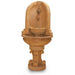 Giannini Garden Montefalco Rustic Iron Concrete Corner Outdoor Fountain 1576 1576