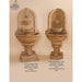 Giannini Garden Montefalco Spout Concrete Wall Outdoor Fountain 1571