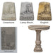 Giannini Garden Mosaic Bird Bath Outdoor Cast Stone 431 431