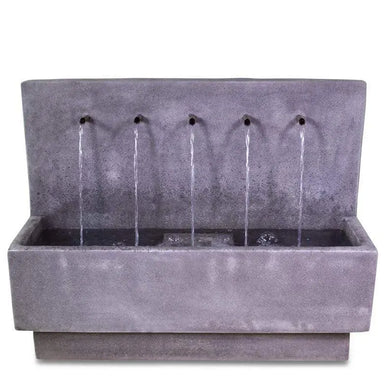Giannini Garden Penta Concrete Wall Outdoor Fountain 1747