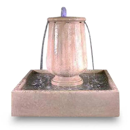 Giannini Garden Planum French Limestone Courtyard Outdoor Fountain 1741 1741