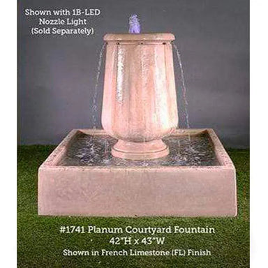Giannini Garden Planum French Limestone Courtyard Outdoor Fountain 1741
