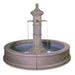 Giannini Garden Robaix Column French Limestone Concrete Outdoor Fountain 1732