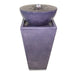 Giannini Garden Tapered Zen Greystone Concrete Outdoor Fountain 1756 1756