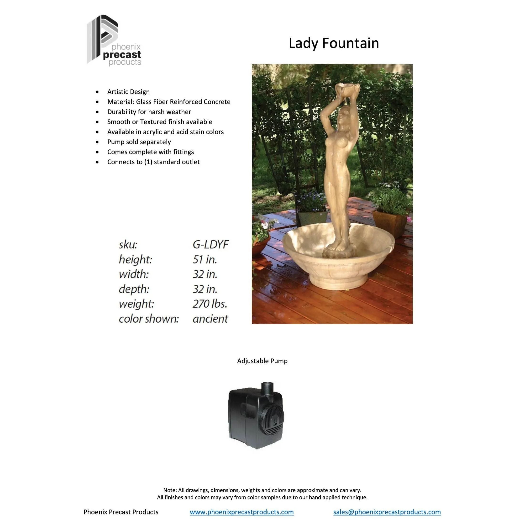 Phoenix Precast Lady 32