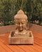 Phoenix Precast Outdoor Fountains Phoenix Precast Buddha Head 32" Wide Small Concrete Outdoor Fountain G-BHEAD-FTN SM-