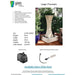 Phoenix Precast Outdoor Fountains Phoenix Precast I Large 43" Wide Concrete Outdoor Fountain G-IIIF-LARGE-