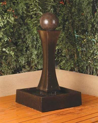 Phoenix Precast Outdoor Fountains I Mini / Absolute / With Ball Phoenix Precast I Mini 32" Wide Concrete Outdoor Fountain G-IIIF-MINI-
