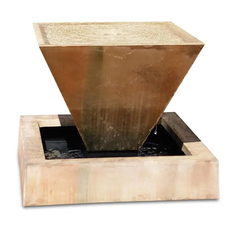 Phoenix Precast Outdoor Fountains Phoenix Precast Large Oblique 43" Wide Concrete Outdoor Fountain G-OBLF