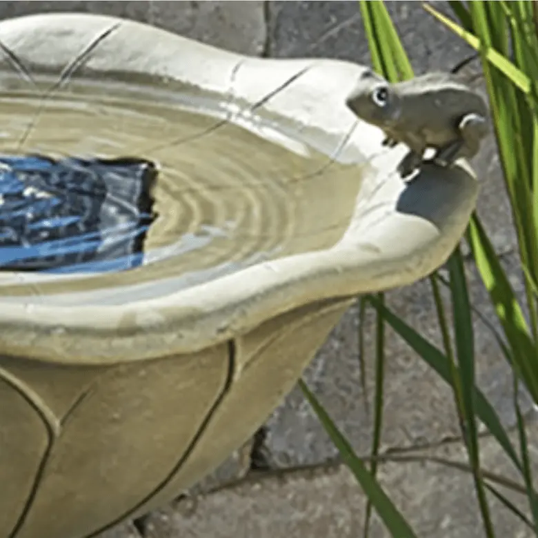 Smart Solar Acadia Traditional Birdbath 70022 70022