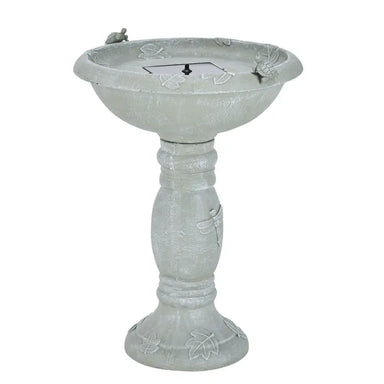 Smart Solar Country Gardens IntelliSOLAR Birdbath with Remote 20622024 20622R01