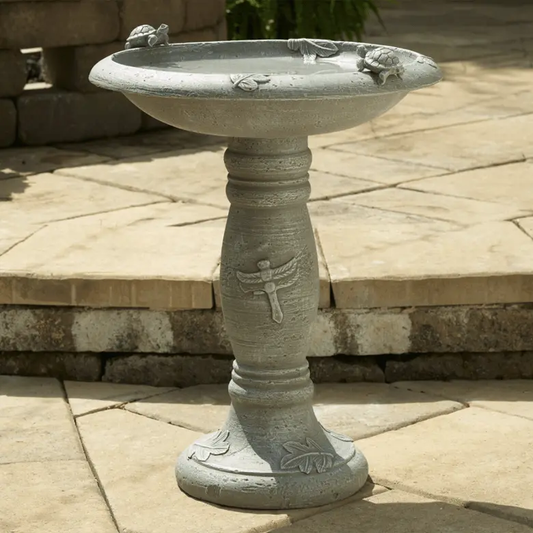 Smart Solar Country Gardens Traditional Birdbath 70023 70023