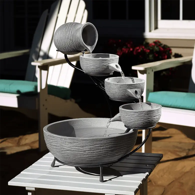 Smart Solar Oslo Solar Cascade 23801M01 (Light Grey) 23801M01