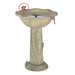 Smart Solar Outdoor Fountains Acadia Traditional Birdbath / 18.5" Diameter x 23" High Smart Solar Acadia Traditional Birdbath 70022