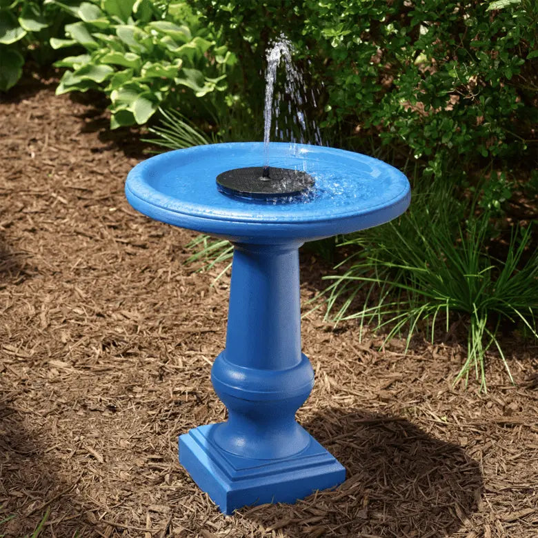 Smart Solar Outdoor Fountains AquaNura Solar Mini Birdbath Kit 21500R01 / 6.0” Dia x 1.5” H Smart Solar Aquanura Solar Mini Birdbath Kit 21500R01