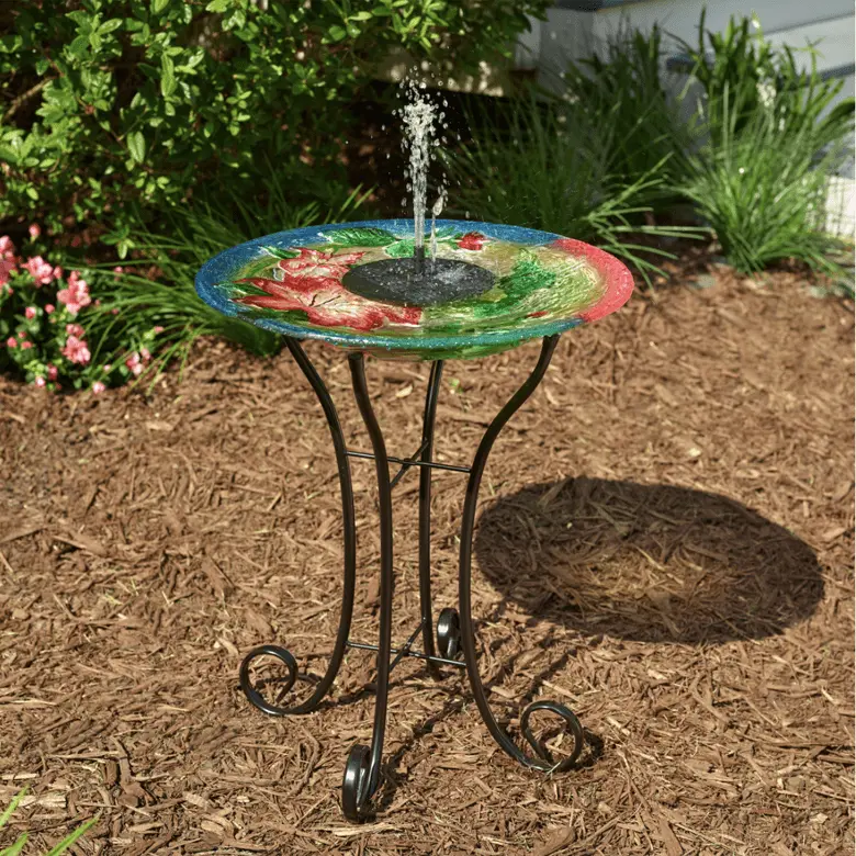 Smart Solar Outdoor Fountains AquaNura Solar Mini Birdbath Kit 21500R01 / 6.0” Dia x 1.5” H Smart Solar Aquanura Solar Mini Birdbath Kit 21500R01