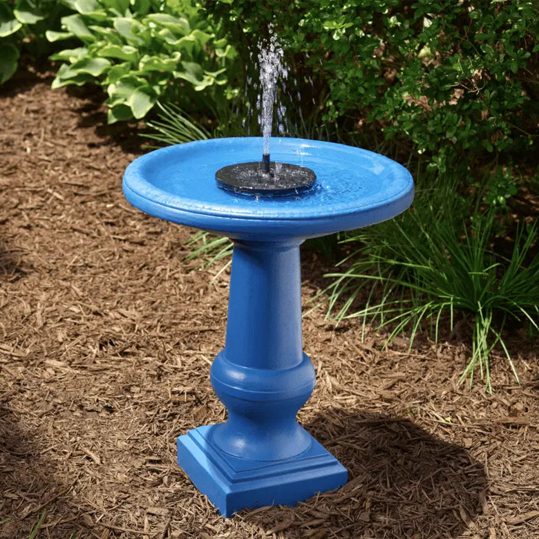 Smart Solar Outdoor Fountains AquaNura Solar Mini Birdbath Kit 21500R01 / 6.0” Dia x 1.5” H Smart Solar Aquanura Solar Mini Birdbath Kit 21500R01