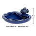 Smart Solar Outdoor Fountains Ceramic Koi Solar Fountain Small / 14.5" L x 13.4" W x 6.7" H Smart Solar Ceramic Koi Solar Fountain Small  21372R01 (Blue)