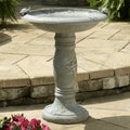 Smart Solar Outdoor Fountains Country Gardens Traditional Birdbath / 18.5