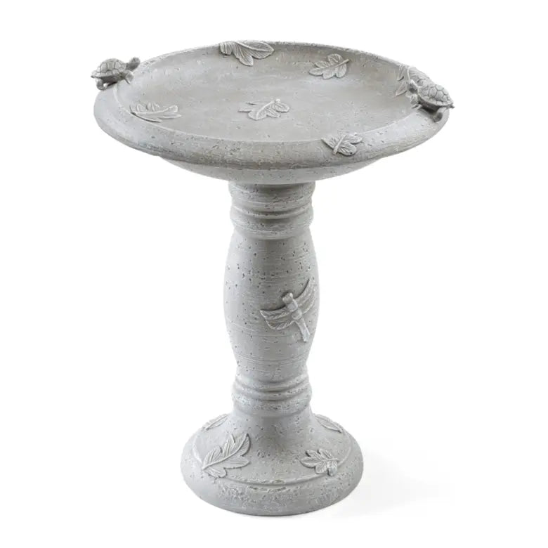 Smart Solar Outdoor Fountains Country Gardens Traditional Birdbath / 18.5" Diameter x 23" High Smart Solar Country Gardens Traditional Birdbath 70023
