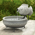 Smart Solar Outdoor Fountains Marin Solar Fish Fountain / 15.75