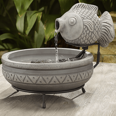Solar-Powered Outdoor Water Fountains