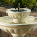 Smart Solar Outdoor Fountains Palermo / Antique White / 21" L x 21" W x 32" H Smart Solar Palermo Antique White 2-Tier Solar Outdoor Fountain 34389MM1