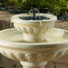 Smart Solar Outdoor Fountains Palermo / Antique White / 21" L x 21" W x 32" H Smart Solar Palermo Antique White 2-Tier Solar Outdoor Fountain 34389MM1