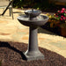 Smart Solar Outdoor Fountains Riverstone / 20.8" Diameter x 34.5" High Smart Solar Riverstone 2-Tier Solar Outdoor Fountain 34208RM1