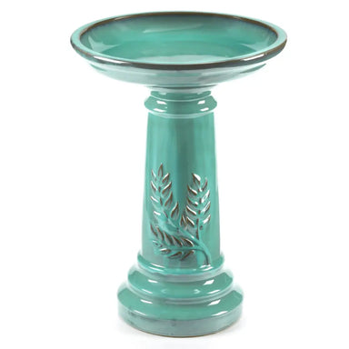 Smart Solar Outdoor Fountains Acadia Frog Solar Birdbath / 15.75" W x 22" H Smart Solar Wingate Ceramic Traditional Birdbath 207239-MG