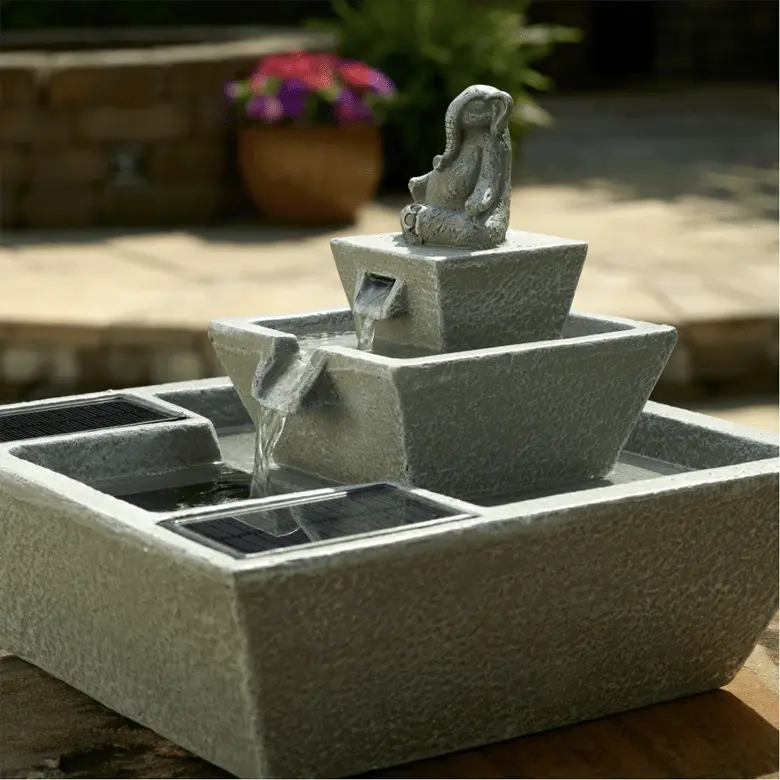 Smart Solar Outdoor Fountains Zen Elephant Solar Fountain / 13.58" W x 11.61" H Smart Solar Zen Elephant Solar Fountain 10392M01