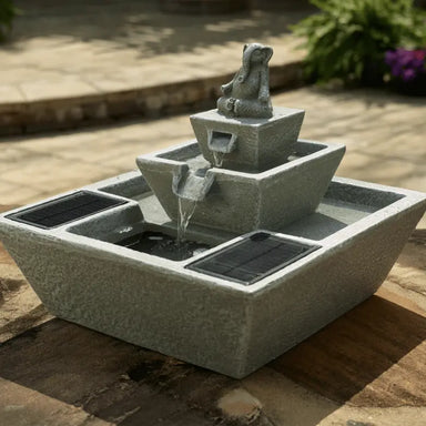 Smart Solar Outdoor Fountains Zen Elephant Solar Fountain / 13.58" W x 11.61" H Smart Solar Zen Elephant Solar Fountain 10392M01