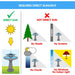Smart Solar Umbrella Solar Outdoor Fountain 20326R01 20326R01