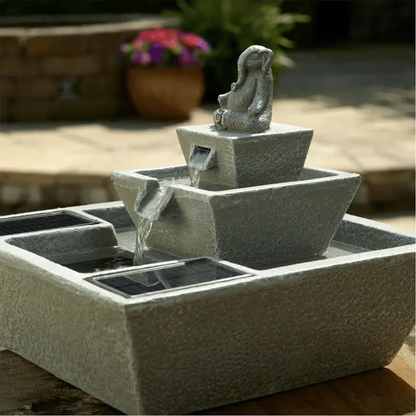 Smart Solar Zen Elephant Solar Fountain 10392M01 10392M01