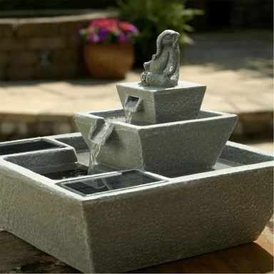 Smart Solar Zen Elephant Solar Fountain 10392M01 10392M01