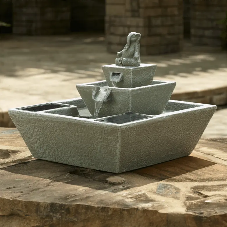 Smart Solar Zen Elephant Solar Fountain 10392M01 10392M01